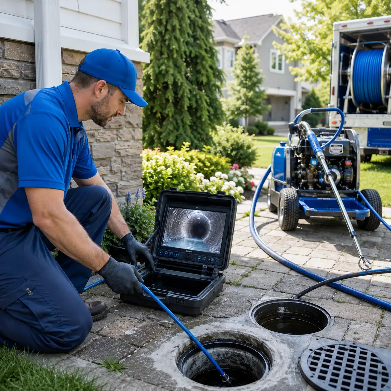 Outdoor drain cleaning professionals serving Amityville, NY